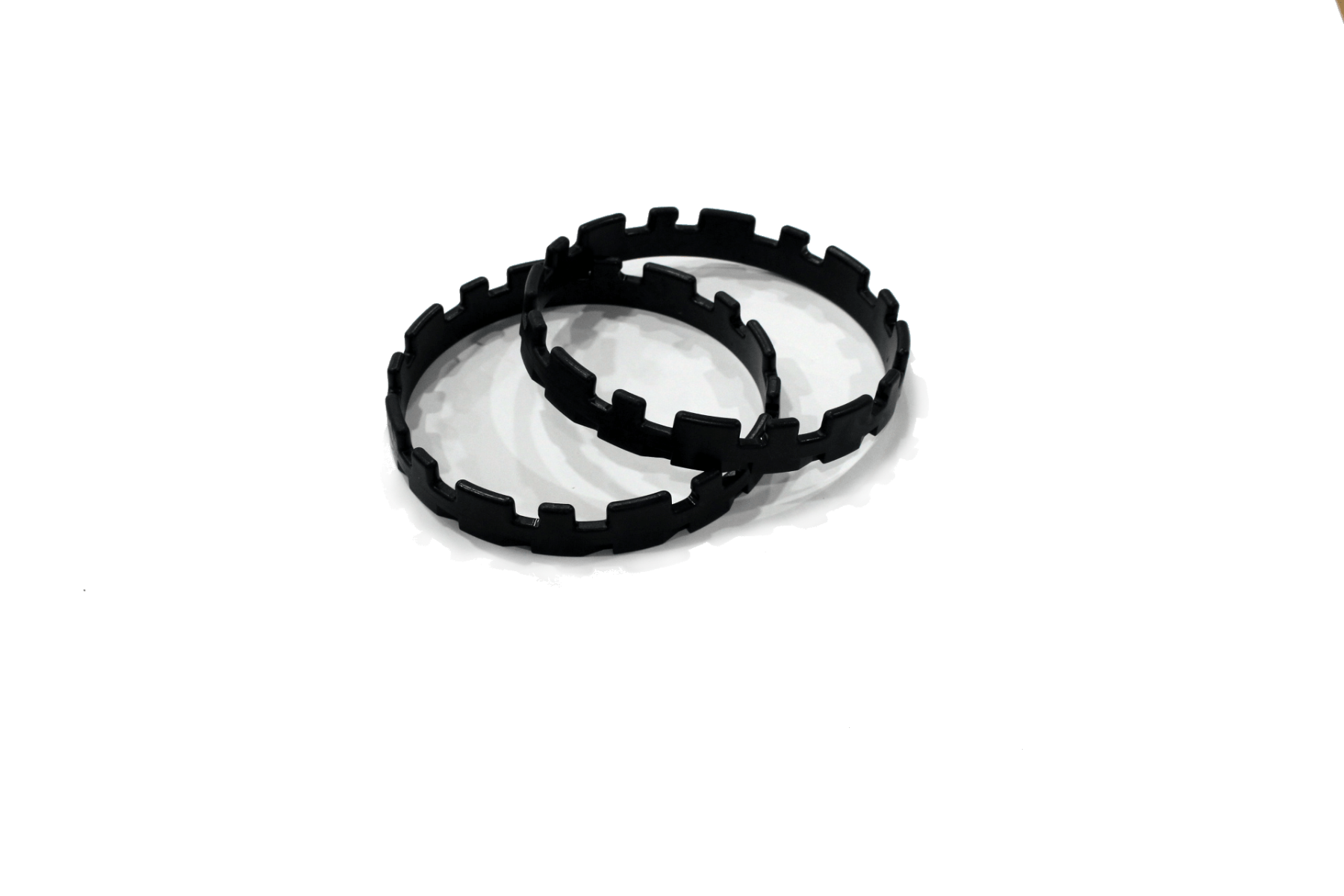 CLAMPING COLLAR POLYACETAL BLACK D150/138X022