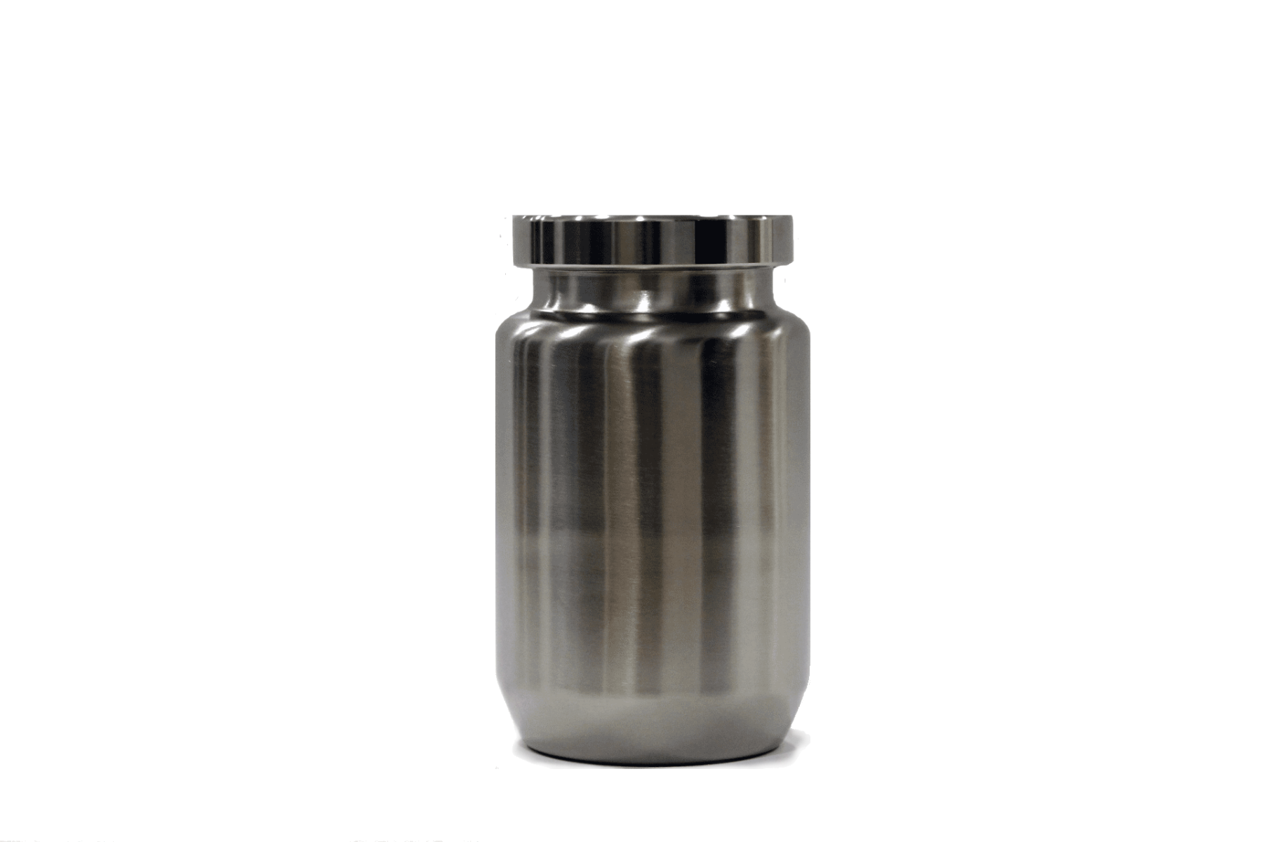 2 LTR STAINLESS STEEL CONTAINER WITH LID IN 316L WITH PTFE SILICON FLAT SEALS POS 2008 6 19/07/21