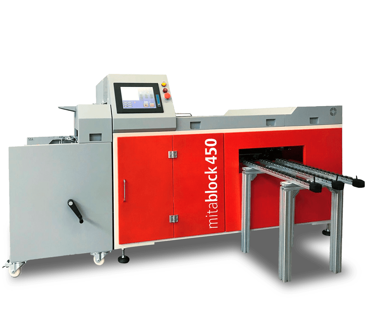 Digibook: Mitablock 450 section gluing machine
