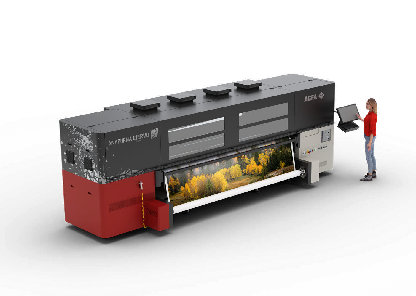 AGFA: Anapurna Ciervo H3200 (Hybrid UV LED Inkjet Printer)