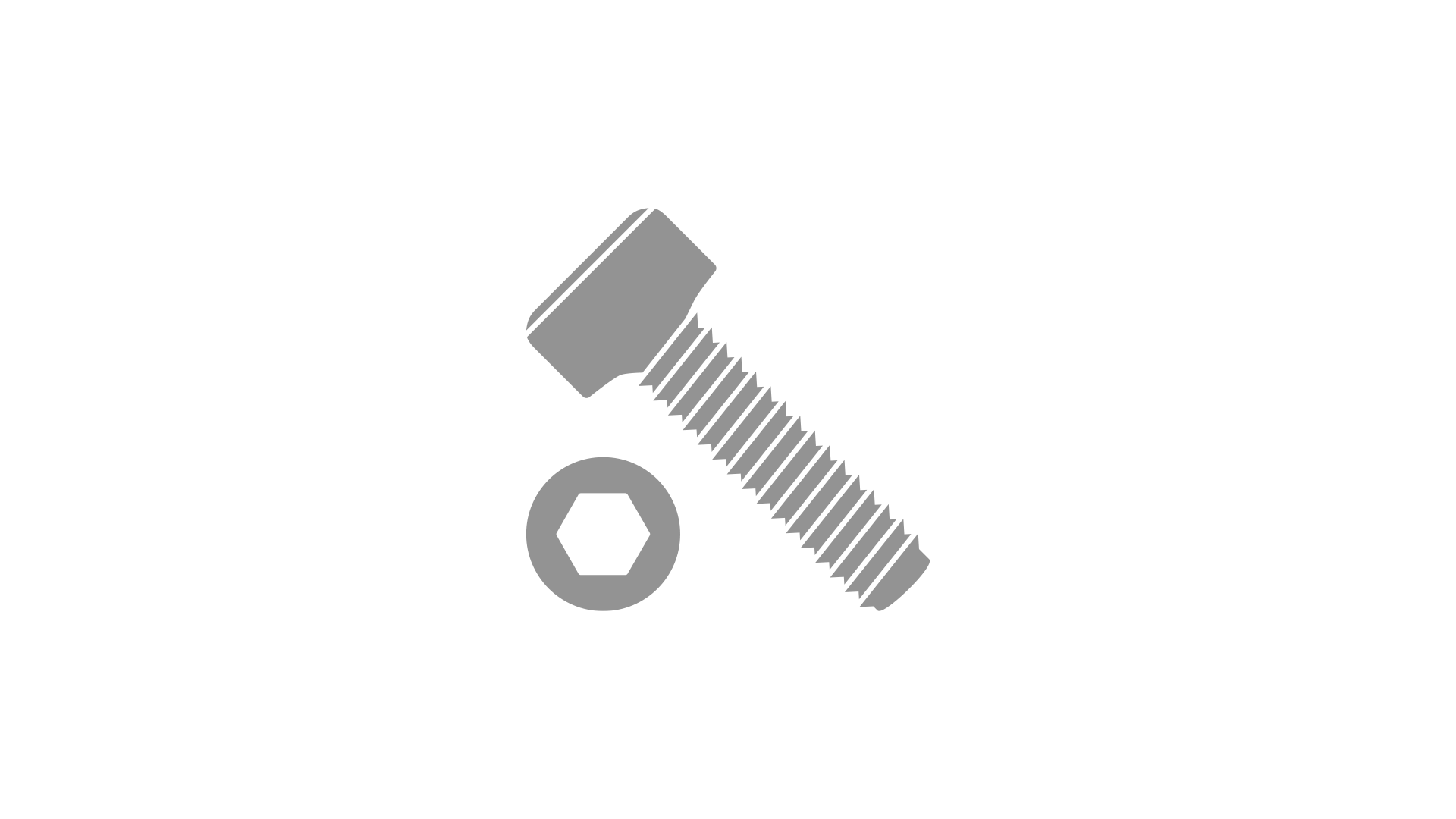SCREW WITH BRASS INSERT M8x8 